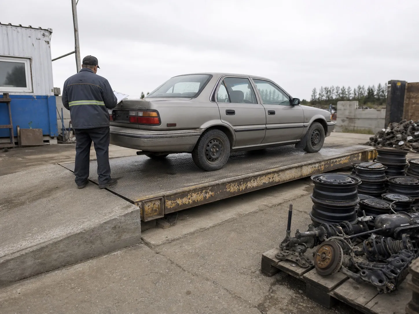 The vehicle, its components and material context behind the four-factor method.